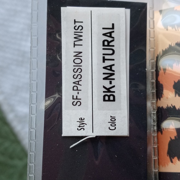 Scarf wig BK Natural - Picture 8 of 8